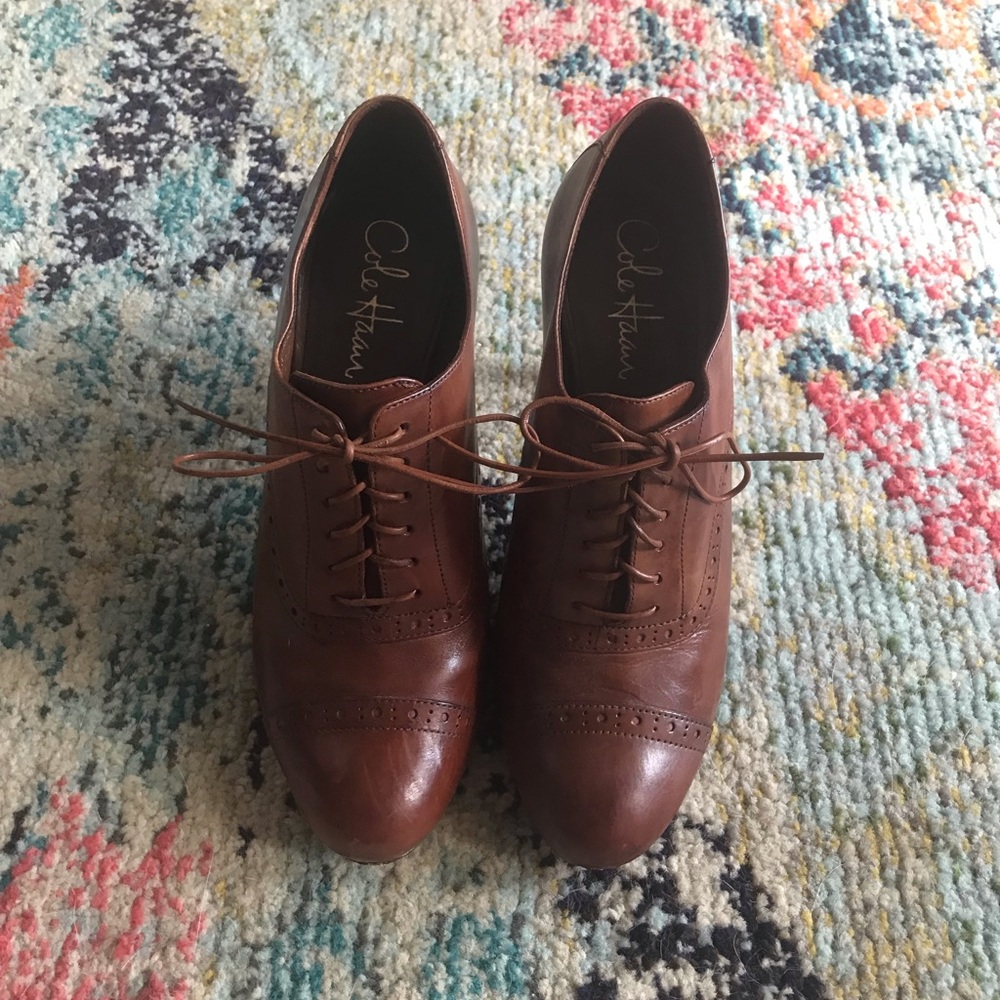 Cole Haan NikeAir Oxford heels